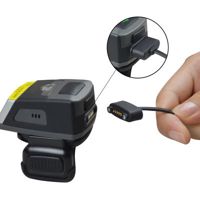 2D 1D Fingers Wireless Barcode Scanner 650nm Visible Laser Diode